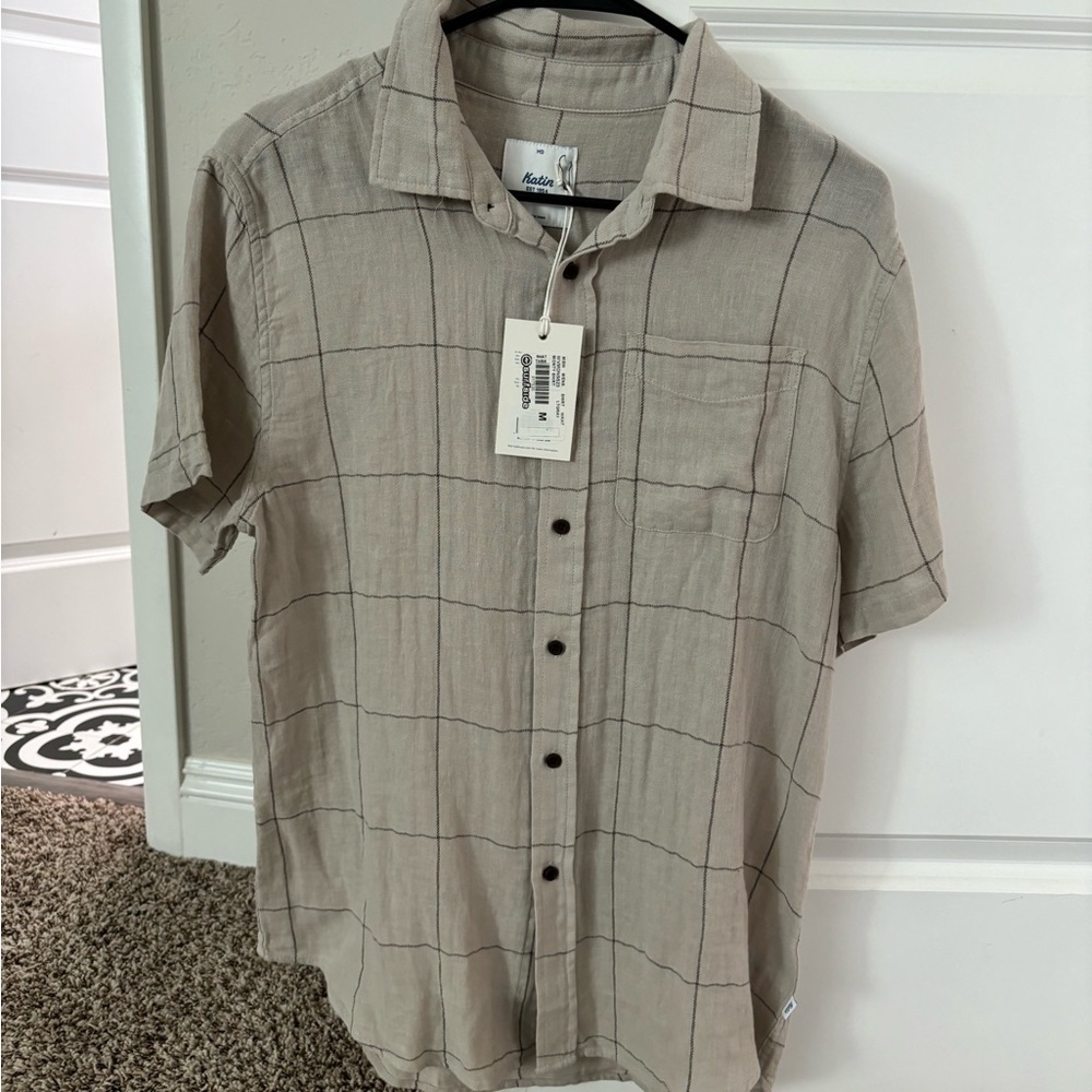 Katin men’s cotton linen blend shirt